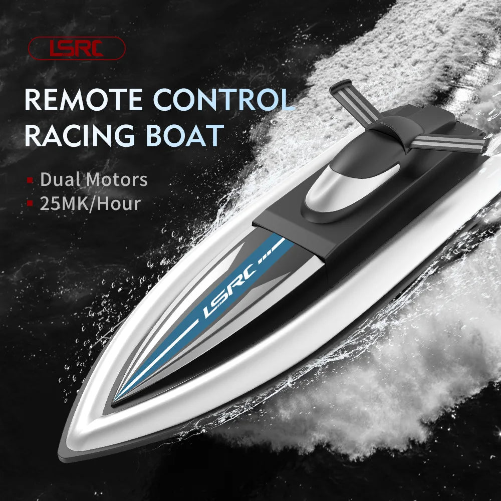 2.4G LSRC-B8 RC High Speed Racing Boat Waterproof Rechargeable