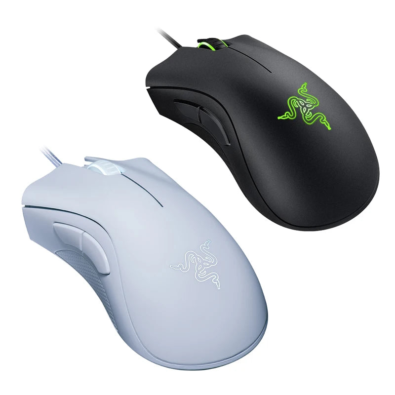 Original Razer DeathAdder Essential Wired Gaming Mouse Mice 6400DPI Optical Sensor 5 Independently Buttons