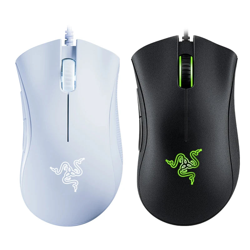 Original Razer DeathAdder Essential Wired Gaming Mouse Mice 6400DPI Optical Sensor 5 Independently Buttons