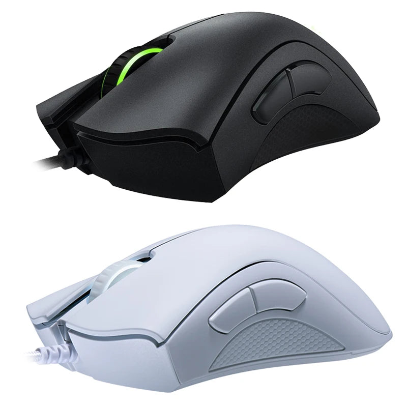 Original Razer DeathAdder Essential Wired Gaming Mouse Mice 6400DPI Optical Sensor 5 Independently Buttons