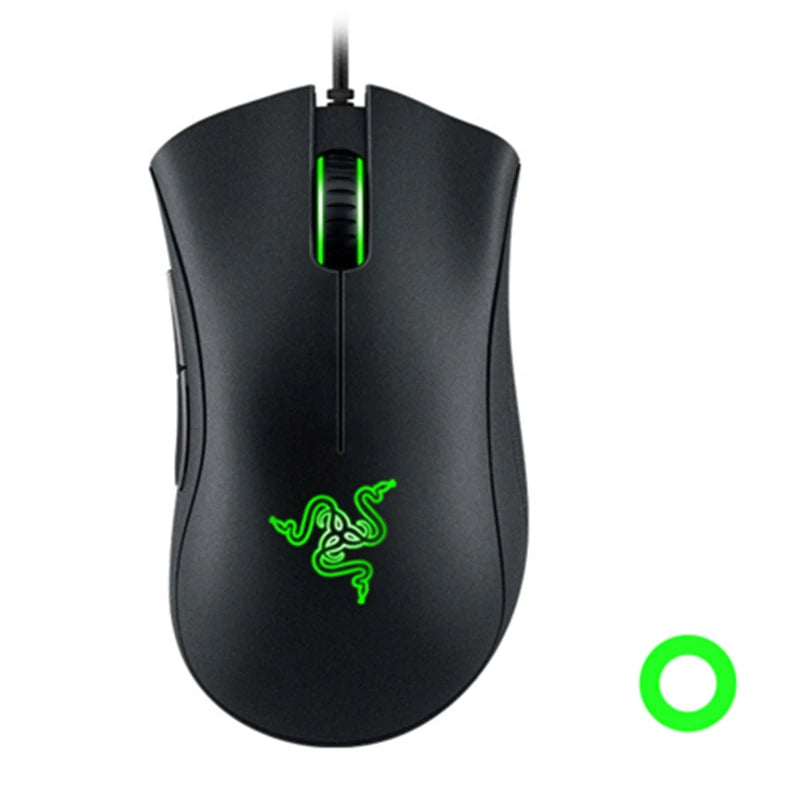 Original Razer DeathAdder Essential Wired Gaming Mouse Mice 6400DPI Optical Sensor 5 Independently Buttons