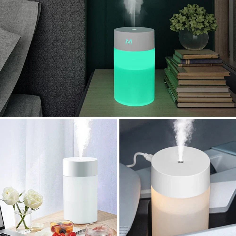 Portable Smart Humidifier for Home, Car Oil USB Fresh Aroma Diffuser