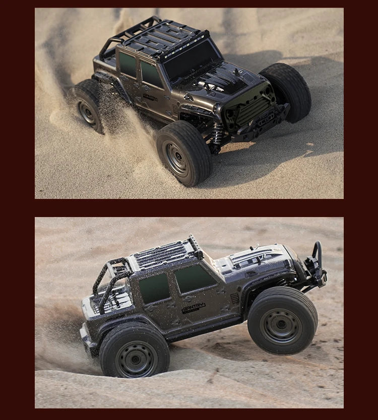 1:16 70KM/H Or 50KM/H 4WD RC Car With LED Remote Control Cars High Speed Drift Monster 4x4 Truck