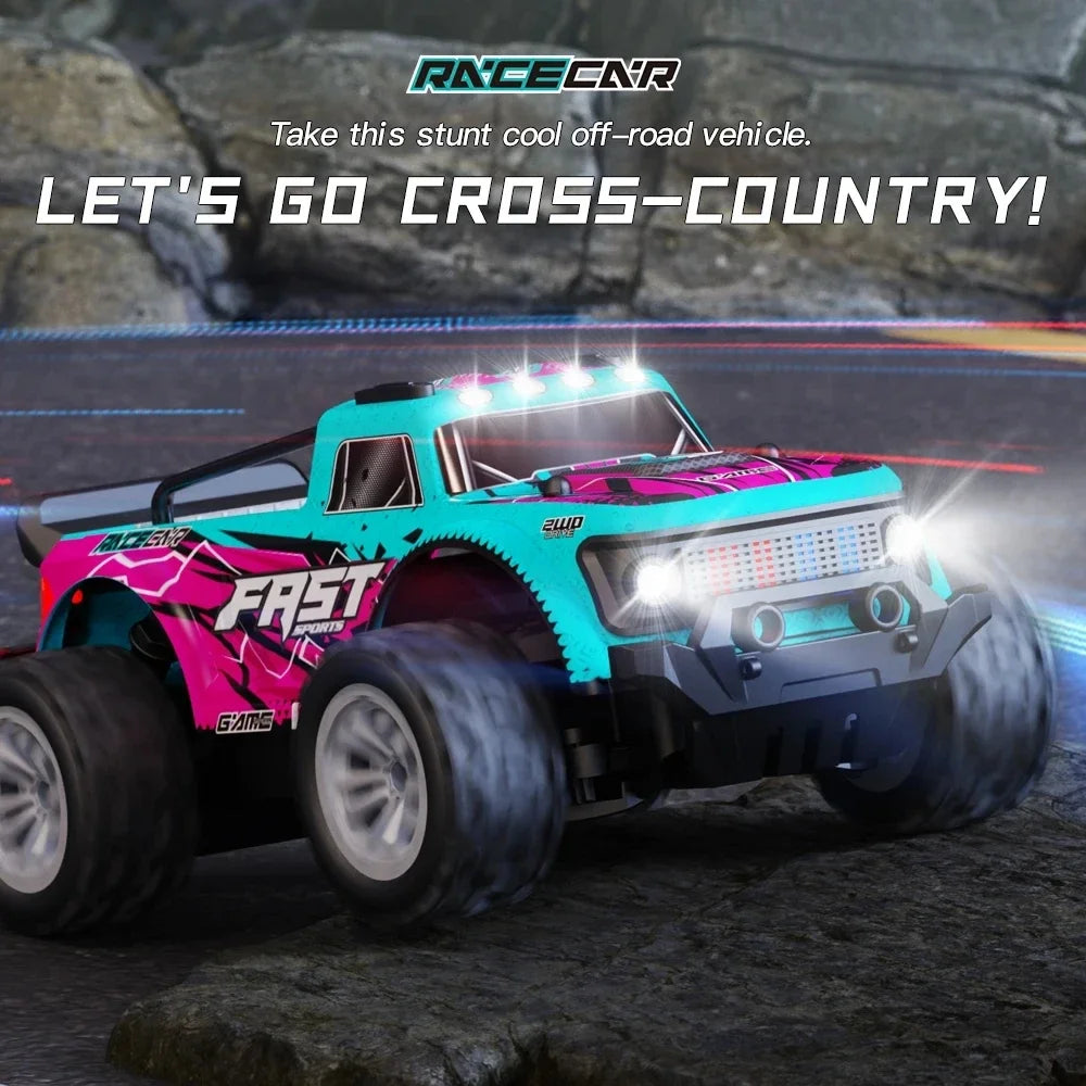 RC Car 1:16 2WD  with LED Light  2.4G 20KM/H High Speed Off-Road