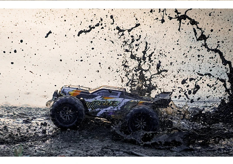 1:16 70KM/H Or 50KM/H 4WD RC Car With LED Remote Control Cars High Speed Drift Monster 4x4 Truck