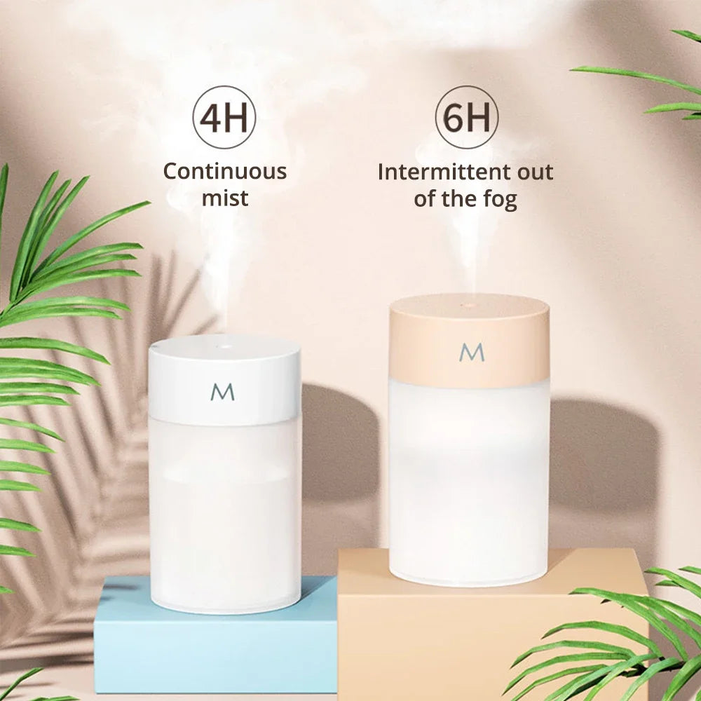 Portable Smart Humidifier for Home, Car Oil USB Fresh Aroma Diffuser