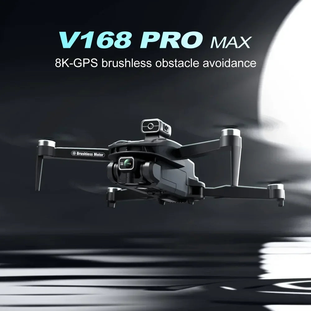 2024 New V168 Mini Drone 5G WiFi FPV Professina HD Aerial Photography 8k Dual-Camera Quadcopter for Xiaomi Optical Flow RC