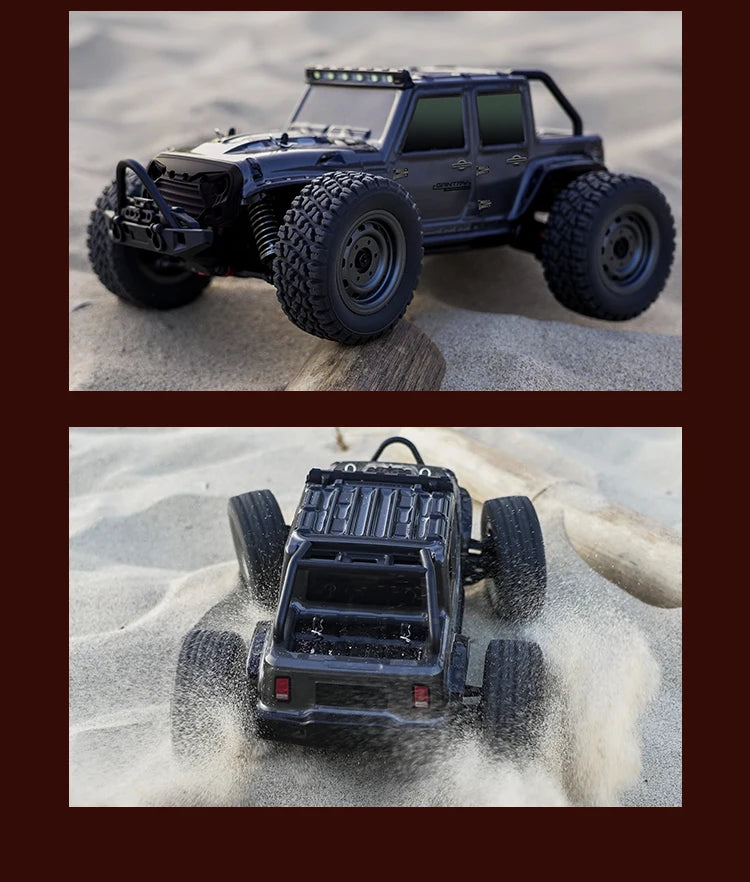 1:16 70KM/H Or 50KM/H 4WD RC Car With LED Remote Control Cars High Speed Drift Monster 4x4 Truck