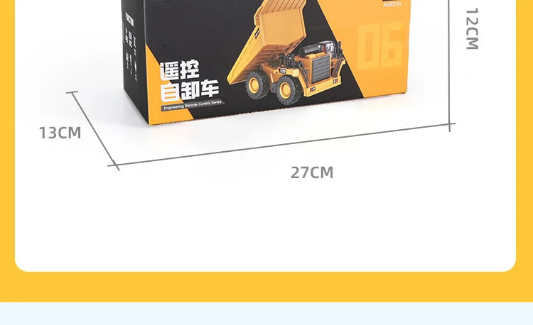 RC Excavator Dumper 2.4G Remote Control Engineering Vehicle Crawler Truck Bulldozer