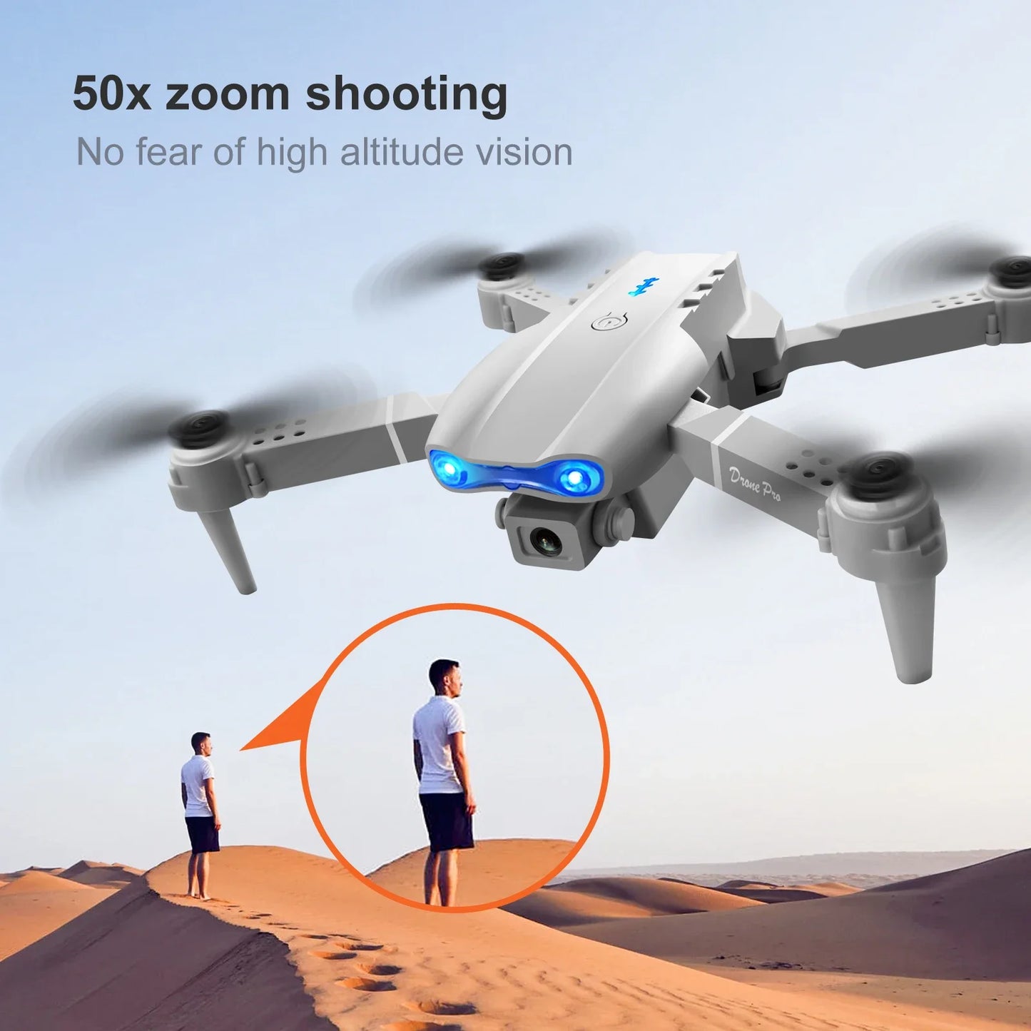 E99pro Camera Drone Dual 4k Camer Professinal With 1080P Wide Angle Foldable Rc Wifi Fpv Height Helicopter Hold Apron 2024 NEW