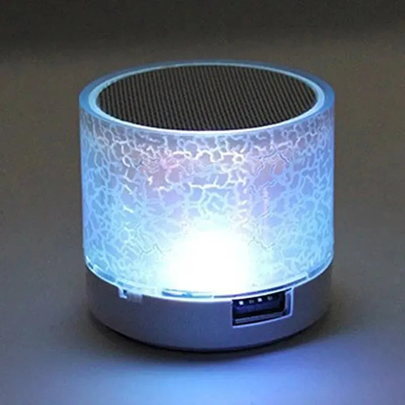 Bluetooth Mini Speaker Wireless Colorful LED TF Card USB Subwoofer Portable MP3 Music Sound Column For PC Phone