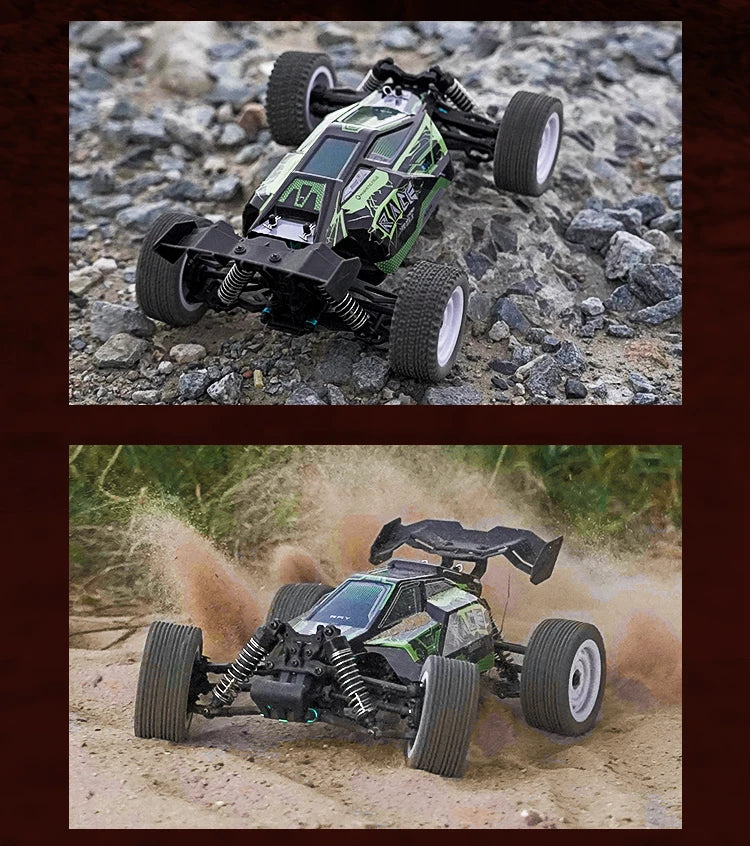 1:16 70KM/H Or 50KM/H 4WD RC Car With LED Remote Control Cars High Speed Drift Monster 4x4 Truck