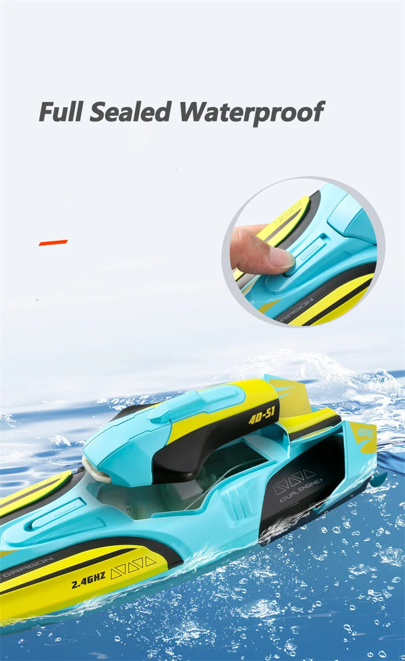 30KM/H RC High Speed Racing Boat Speedboat